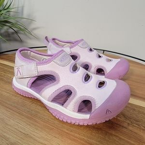 Toddler Girl Keen Stingray Washable Sandals sz 10 Lavender Water Park Shoes
